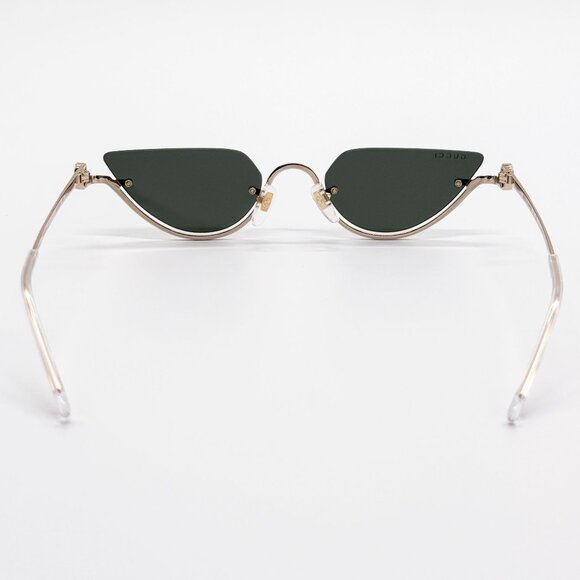NEW GUCCI SUNGLASSES GOLD WOMEN CAT EYE EYEWEAR GUCCI GG1603S 001